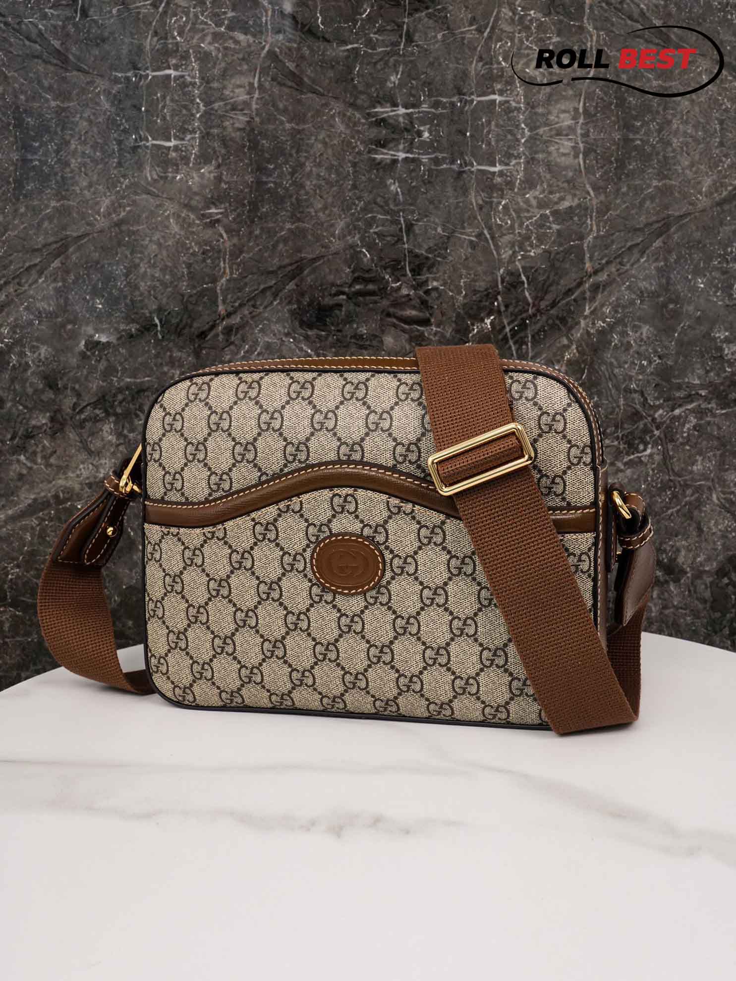 Túi Đeo Chéo Gucci Messenger Bag With Interlocking G 