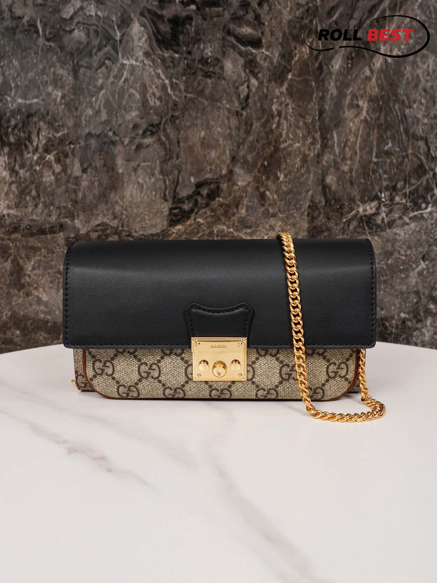 Túi Đeo Chéo Gucci Padlock Mini Bag Màu Đen