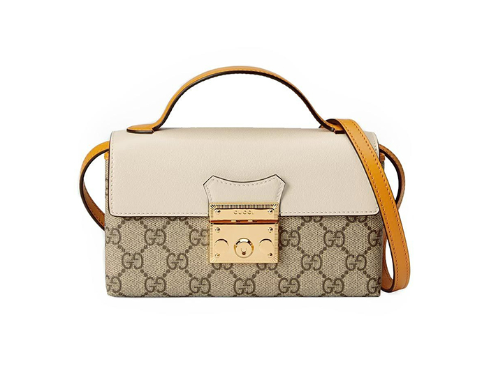 Túi Đeo Chéo Gucci Padlock Mini Bag Màu Trắng Be