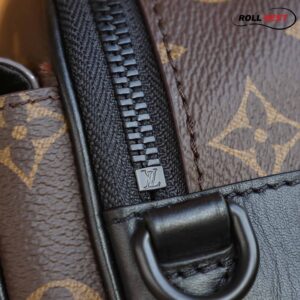 Túi Đeo Chéo Louis Vuitton LV S Lock Messenger Bag Monogram Macassar Coated Canvas