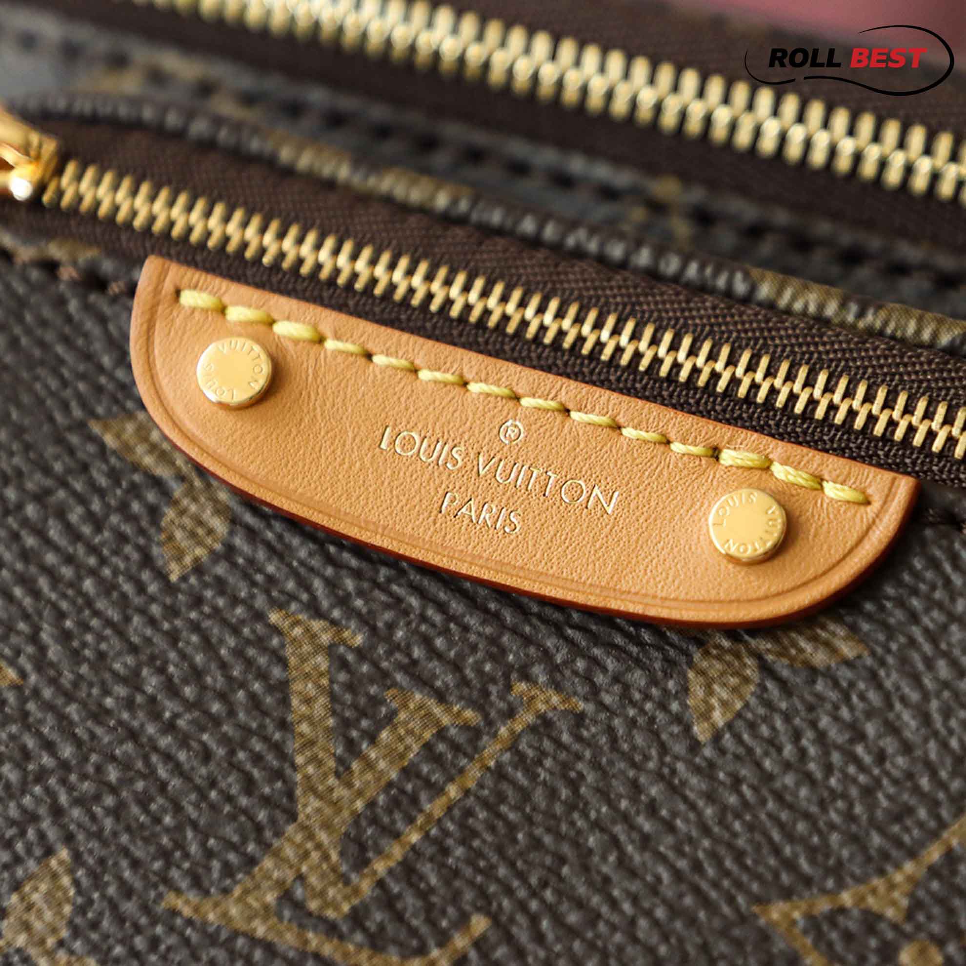 Túi Đeo Chéo Nữ Louis Vuitton LV Mini Bumbag Brown 