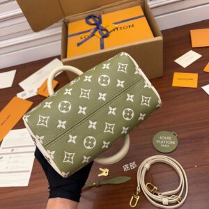 Túi Đeo Chéo Nữ Louis Vuitton LV Speedy Bandoulière 20 Kaki