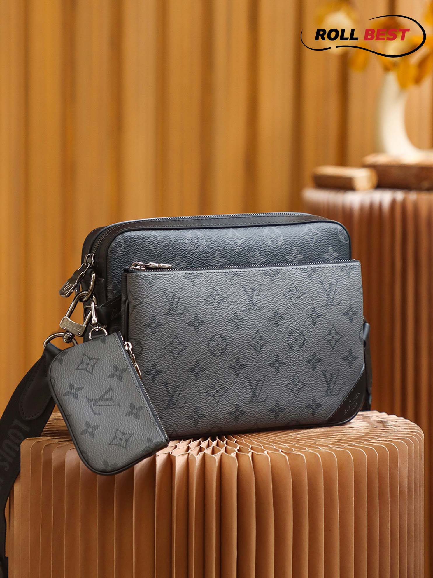 Túi Đeo Louis Vuitton Trio Messenger Monogram 