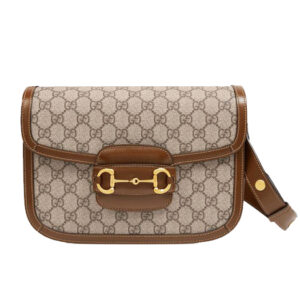 Túi Gucci 1955 Horsebit ‘Brown’ Viền Nâu