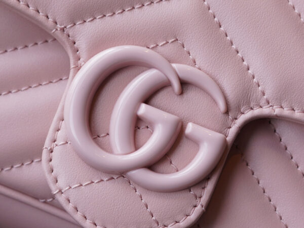 Túi Gucci GG Marmont Belt Bag In Light Pink