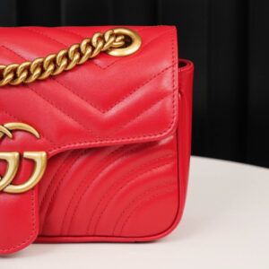 Túi Gucci GG Marmont Matelassé Mini Bag Red