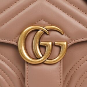 Túi Gucci Gg Marmont Mini Top Handle Bag Màu Be