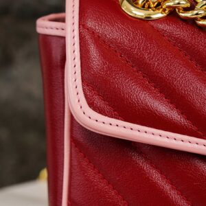 Túi Gucci GG Marmont small shoulder bag đỏ