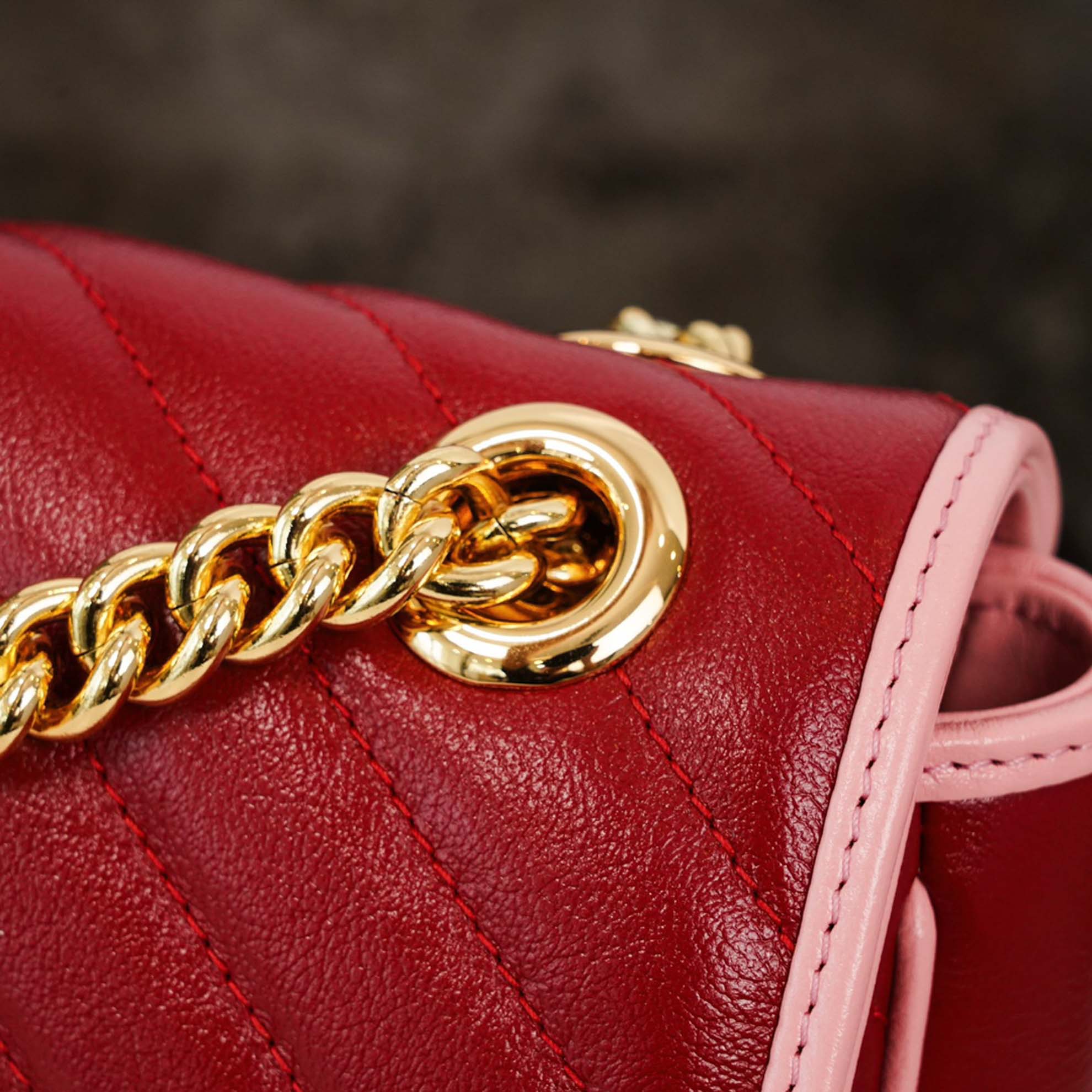 Túi Gucci GG Marmont small shoulder bag đỏ