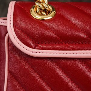 Túi Gucci GG Marmont small shoulder bag đỏ