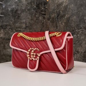 Túi Gucci GG Marmont small shoulder bag đỏ