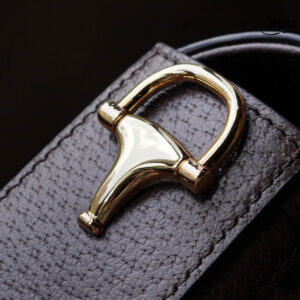 Túi Gucci Horsebit 1955 jumbo GG mini bag Camel and ebony jumbo GG canvas Black