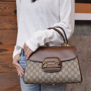 Túi Gucci Horsebit 1955 Mini Bag 'Light-Brown'