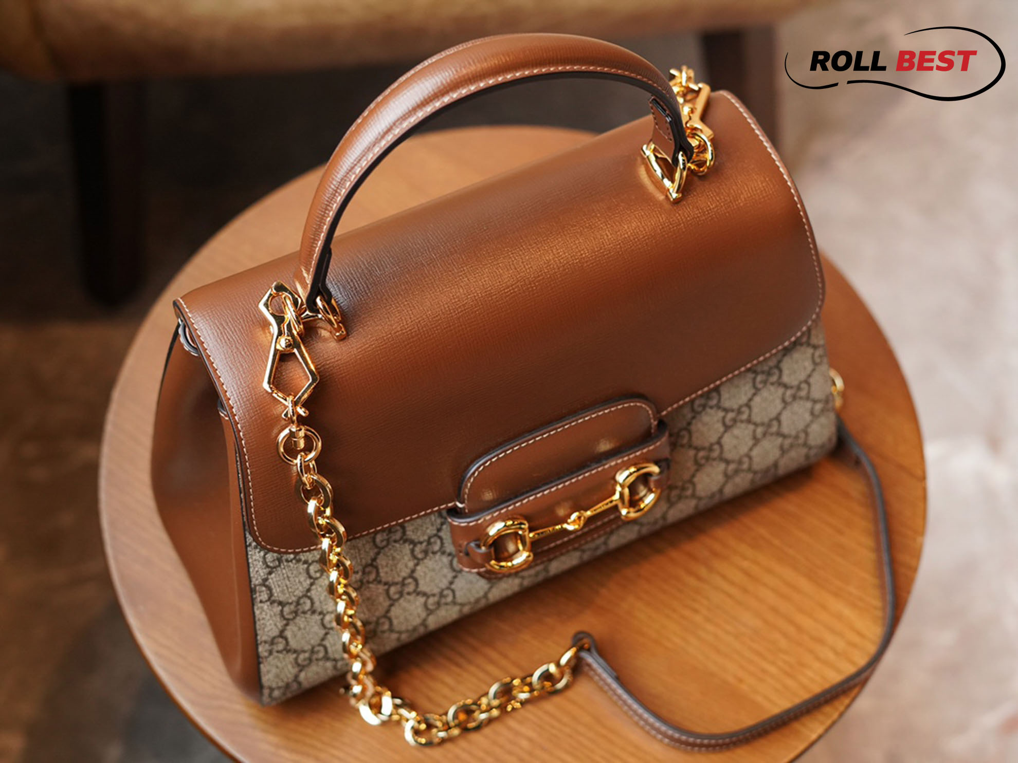 Túi Gucci Horsebit 1955 Mini Bag 'Light-Brown'