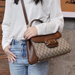 Túi Gucci Horsebit 1955 Mini Bag 'Light-Brown'