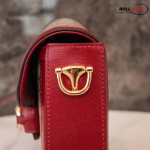 Túi Gucci Horsebit 1955 Shoulder Bag Đỏ GG Supreme