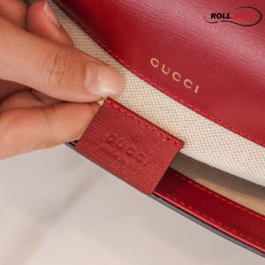 Túi Gucci Horsebit 1955 Shoulder Bag Đỏ GG Supreme