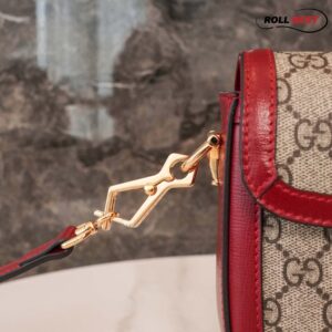 Túi Gucci Horsebit 1955 Shoulder Bag Đỏ GG Supreme