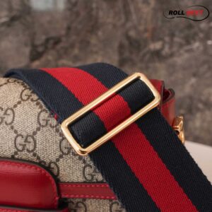 Túi Gucci Horsebit 1955 Shoulder Bag Đỏ GG Supreme