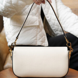 Túi Gucci Horsebit 1955 Shoulder White Leather