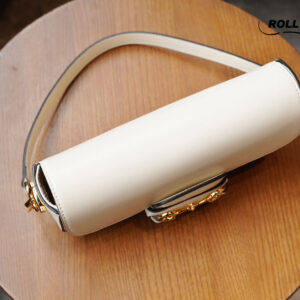 Túi Gucci Horsebit 1955 Shoulder White Leather