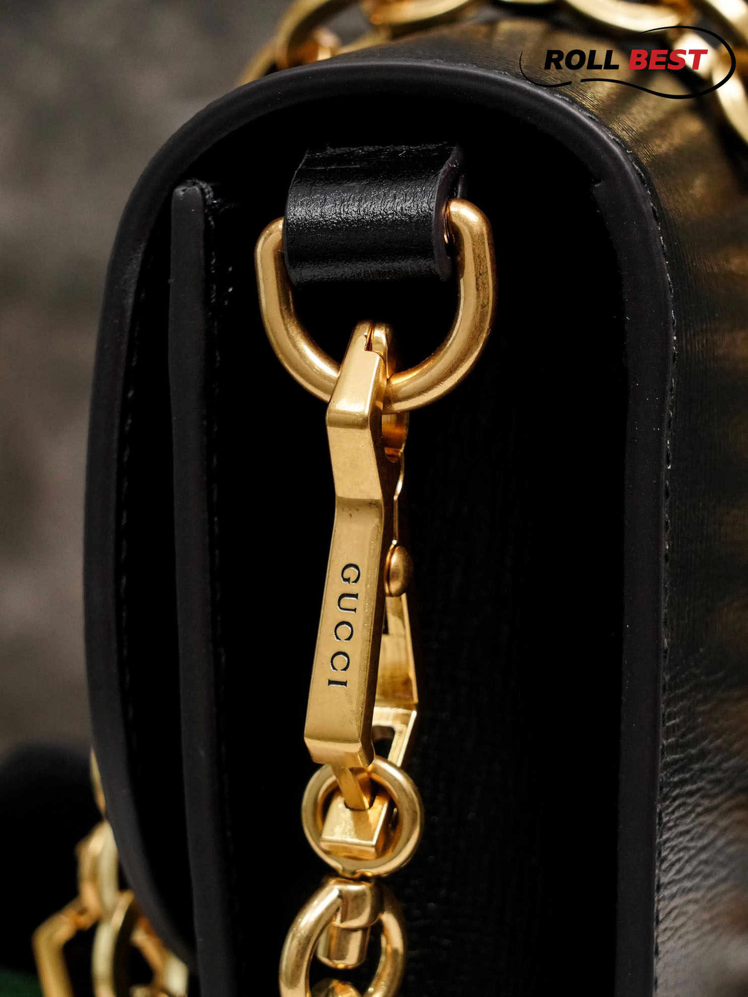 Túi Gucci Horsebit 1955 Small Black Leather