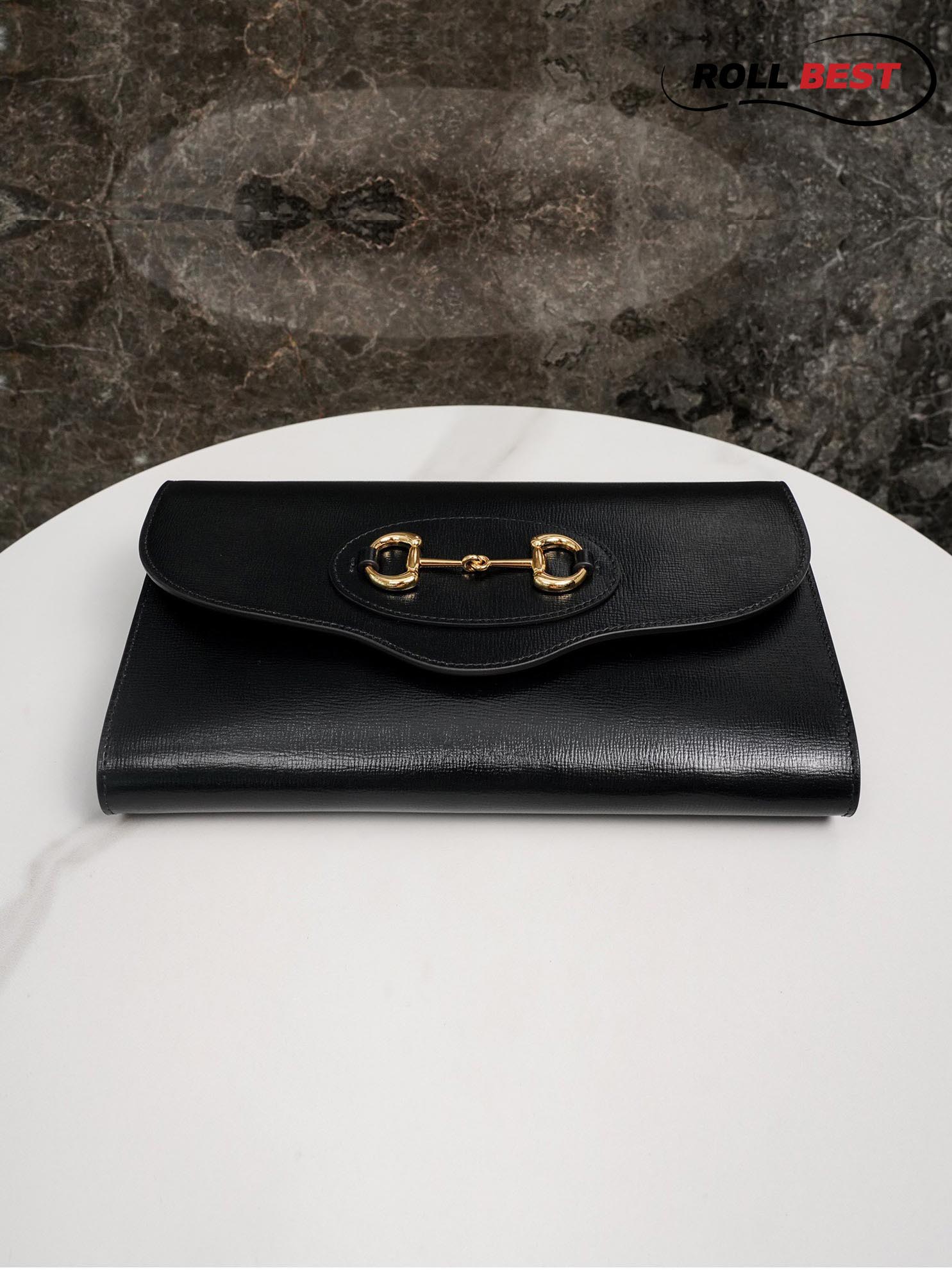Túi Gucci Horsebit 1955 Small Black Leather