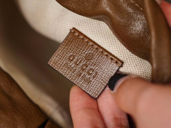 Túi Gucci Horsebit 1955 Small Bucket Brown Leather