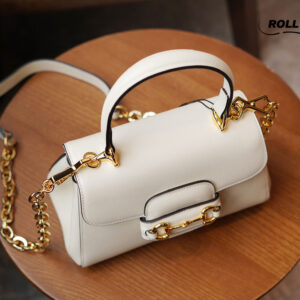 Túi Gucci Horsebit 1955 top handle bag White