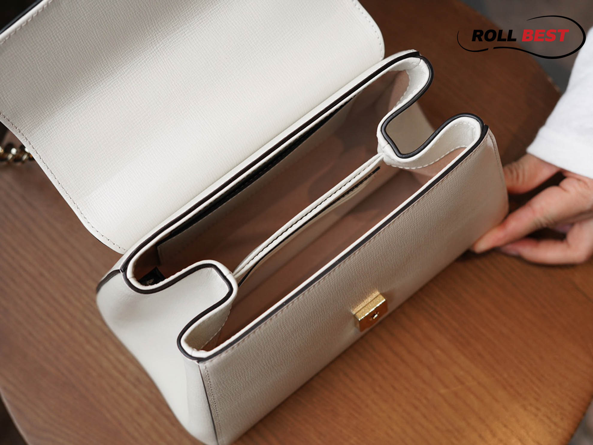 Túi Gucci Horsebit 1955 top handle bag White 