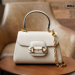 Túi Gucci Horsebit 1955 top handle bag White