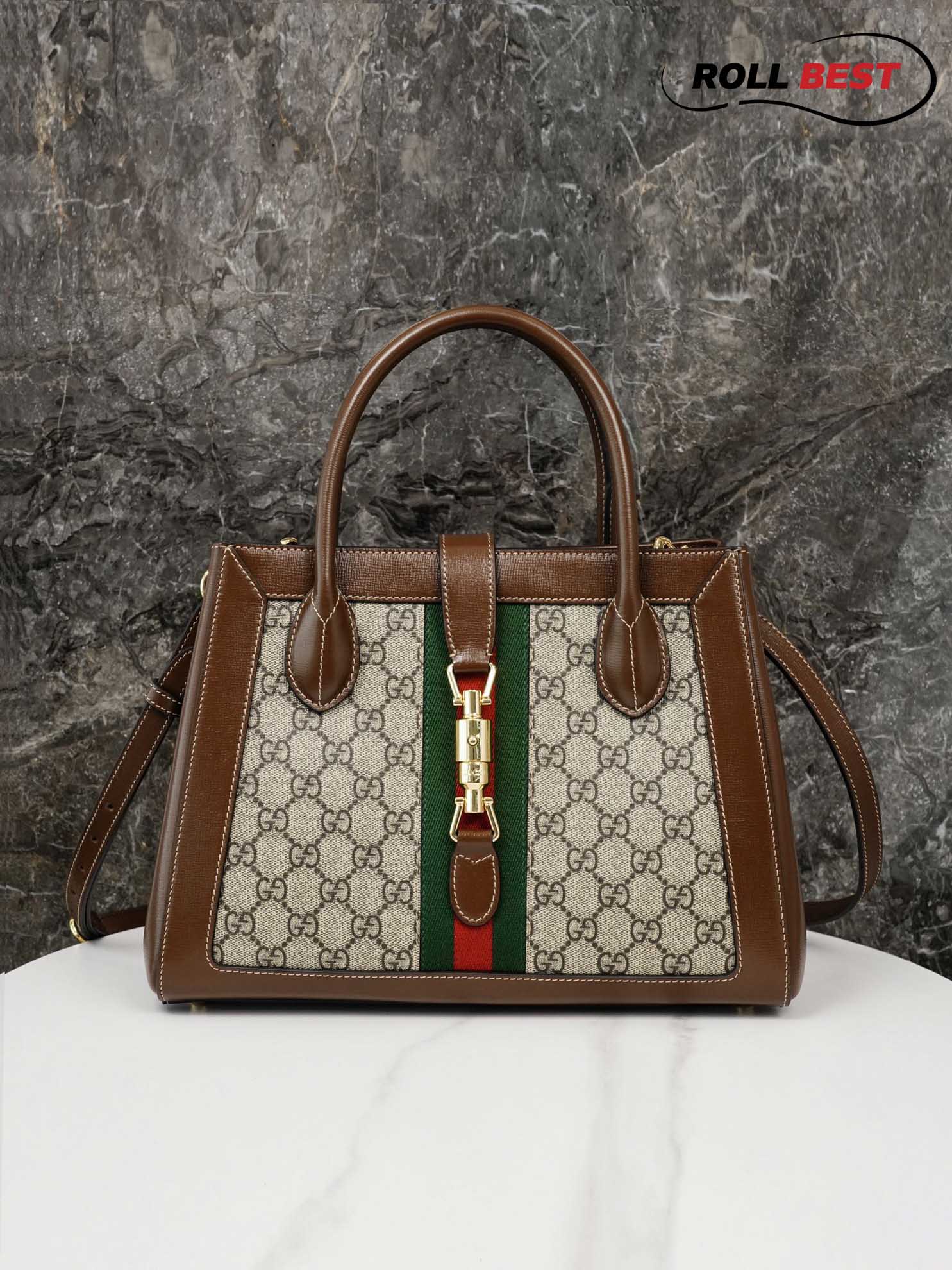 Túi Gucci Jackie 1961 Ebony GG ‘Beige’ 