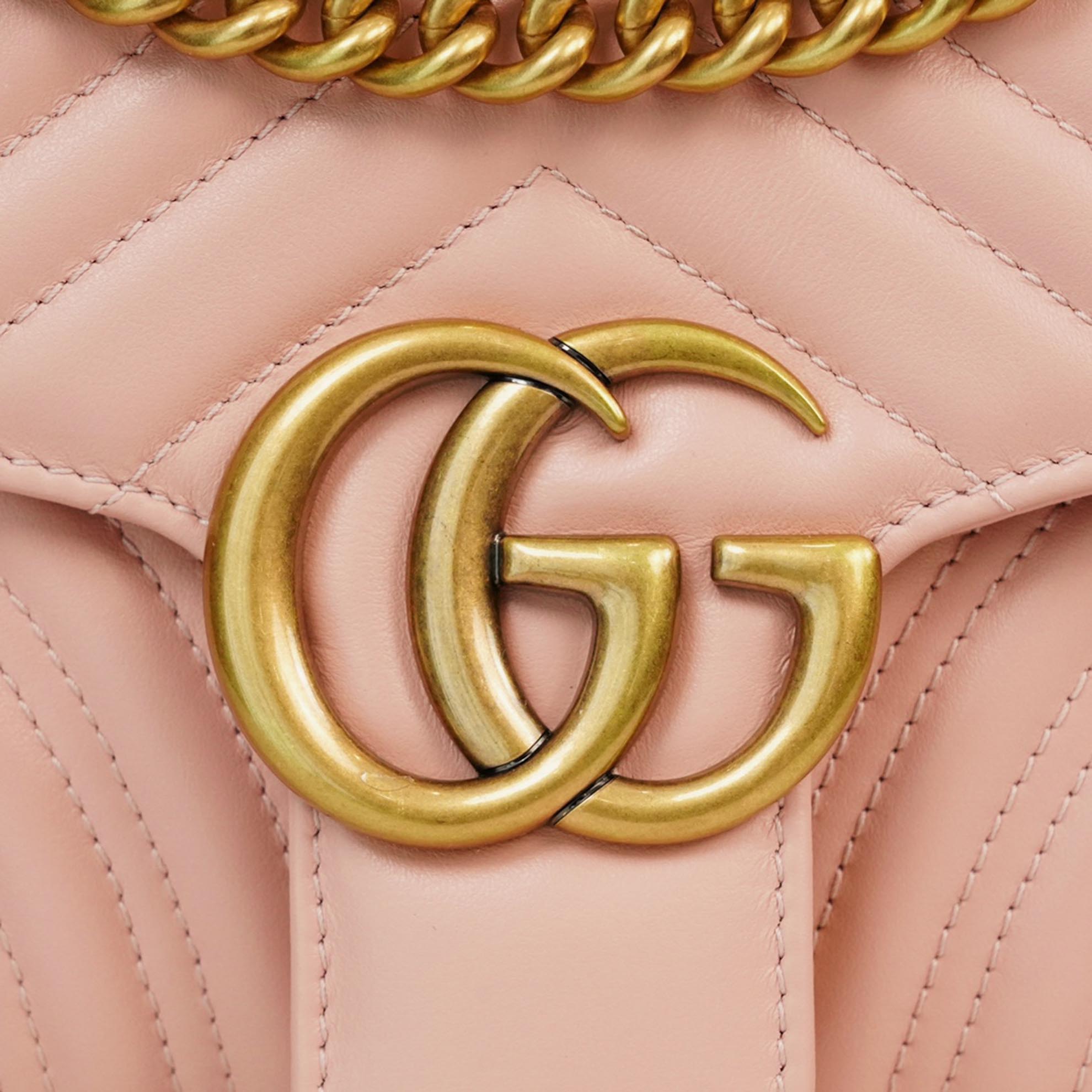 Túi Gucci Ladies GG Marmont Matelasse Shoulder Bag Pink