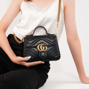 Túi Xách Gucci GG Marmont Mini Top Handle Bag