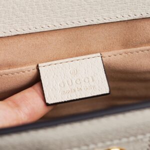 Túi Gucci Ophidia small shoulder Beige And White Leather