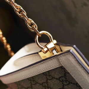 Túi Gucci Ophidia small shoulder Beige And White Leather