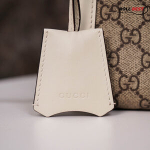 Túi Gucci Padlock GG Small Shoulder GG Supreme White Leather