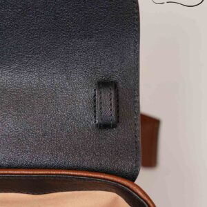 Túi Gucci Padlock Mini Bag Đen Leather GG Canvas