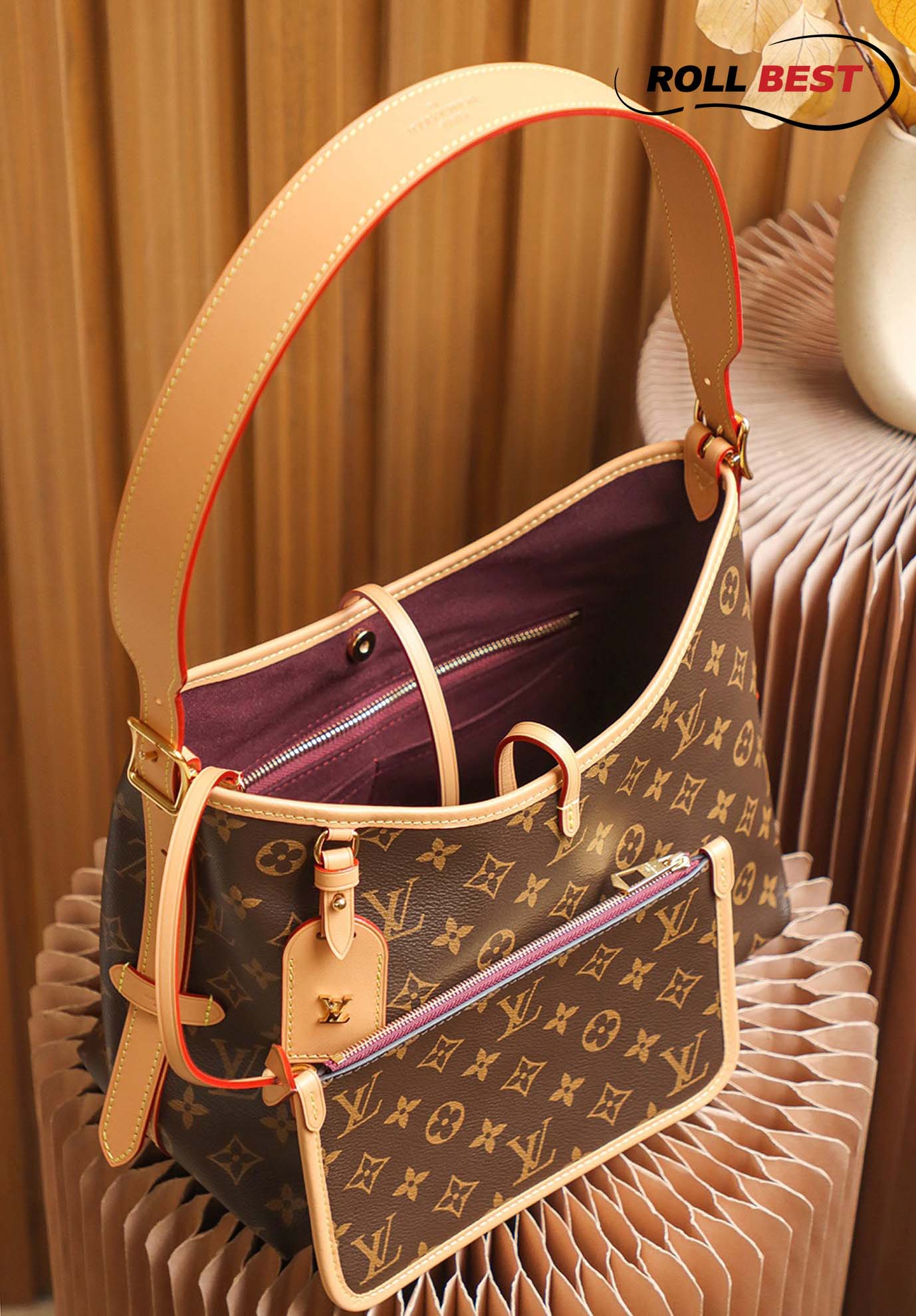 Túi Louis Vuitton CarryAll MM Bag ‘Brown’