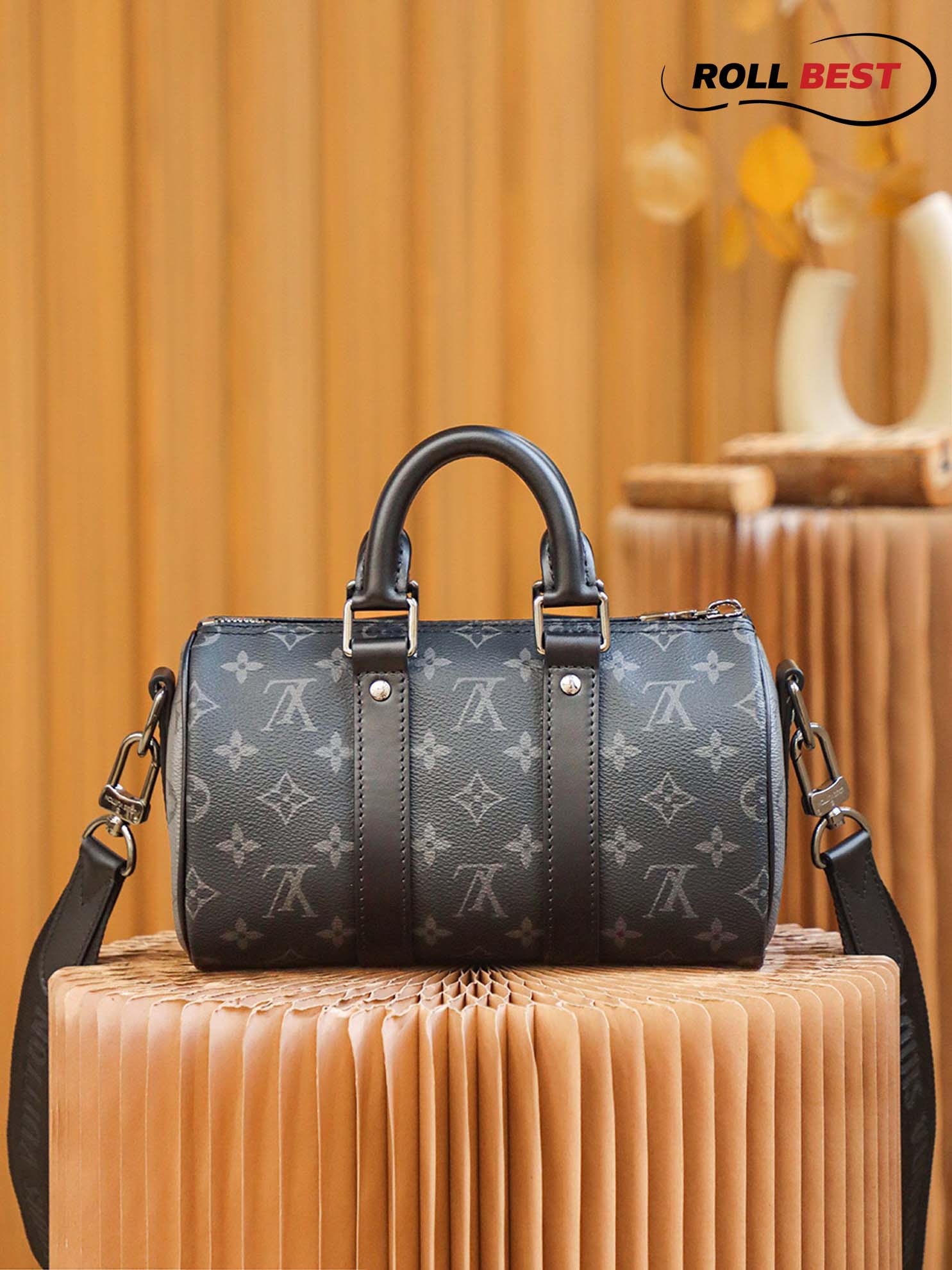 Túi Louis Vuitton City Keepall ‘Black’ 25