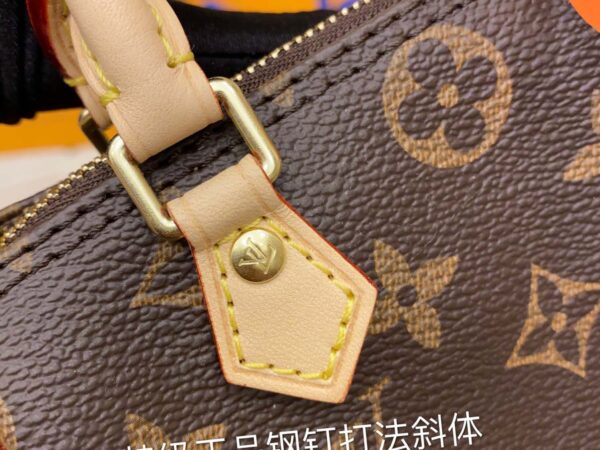 Túi Louis Vuitton Nano Speedy Monogram Canvas Brown Handbag