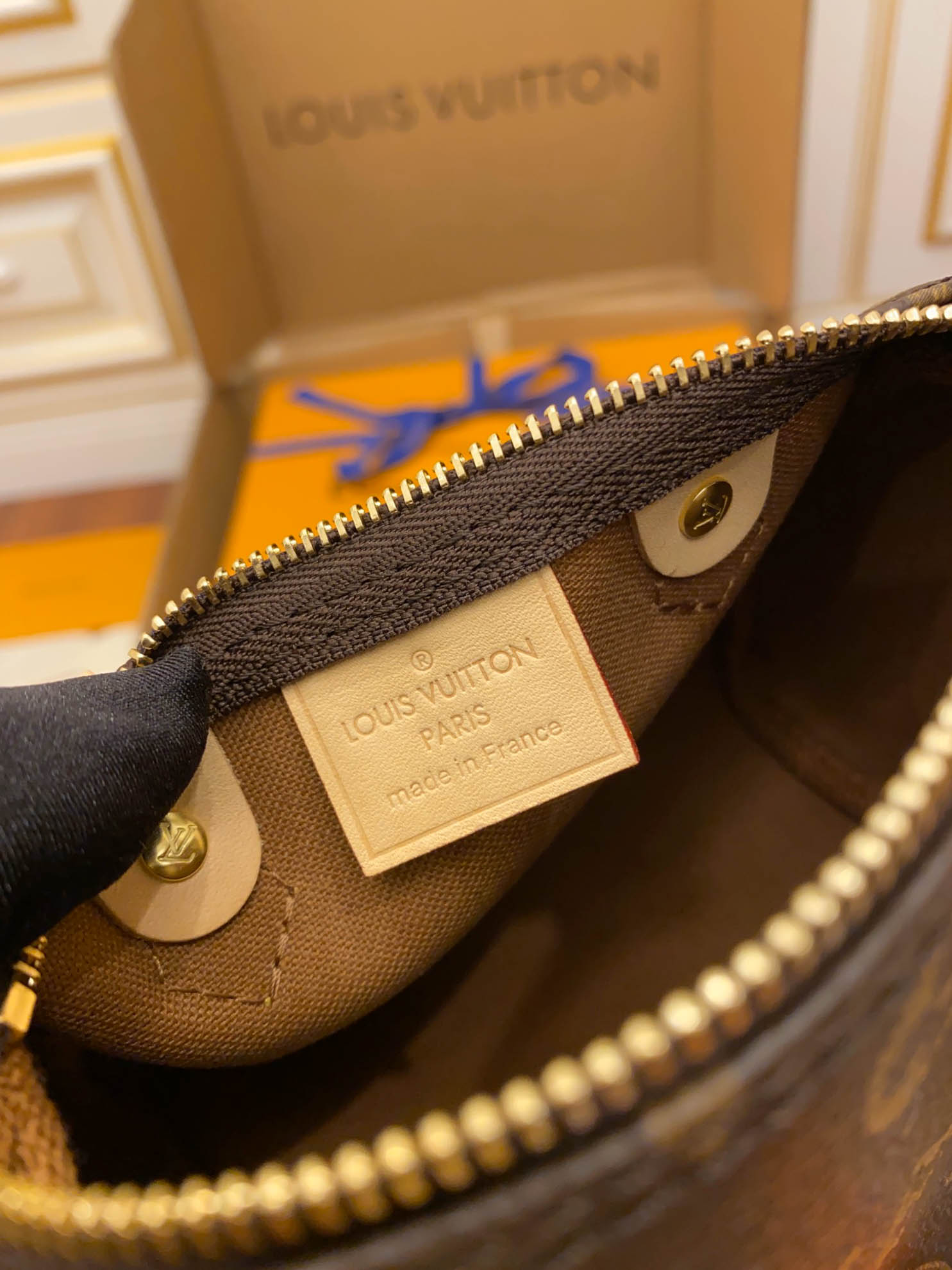 Túi Louis Vuitton Nano Speedy Monogram Canvas Brown Handbag