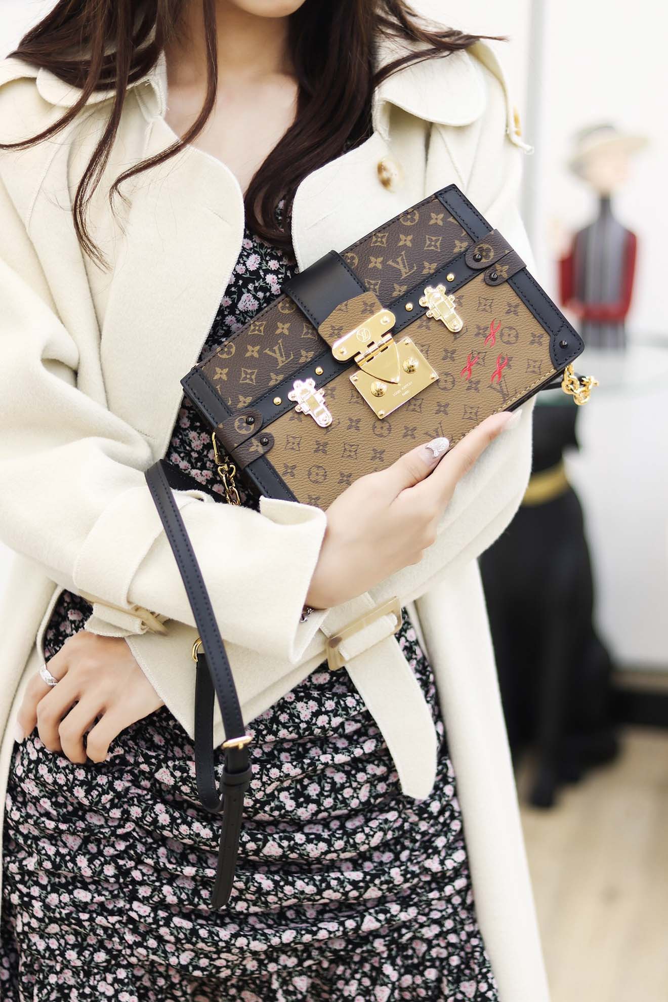 Túi Louis Vuitton Trunk Clutch Monogram Canvas Handbags 