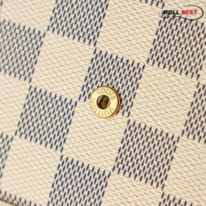 Túi LV Félicie Pochette Damier White Pink