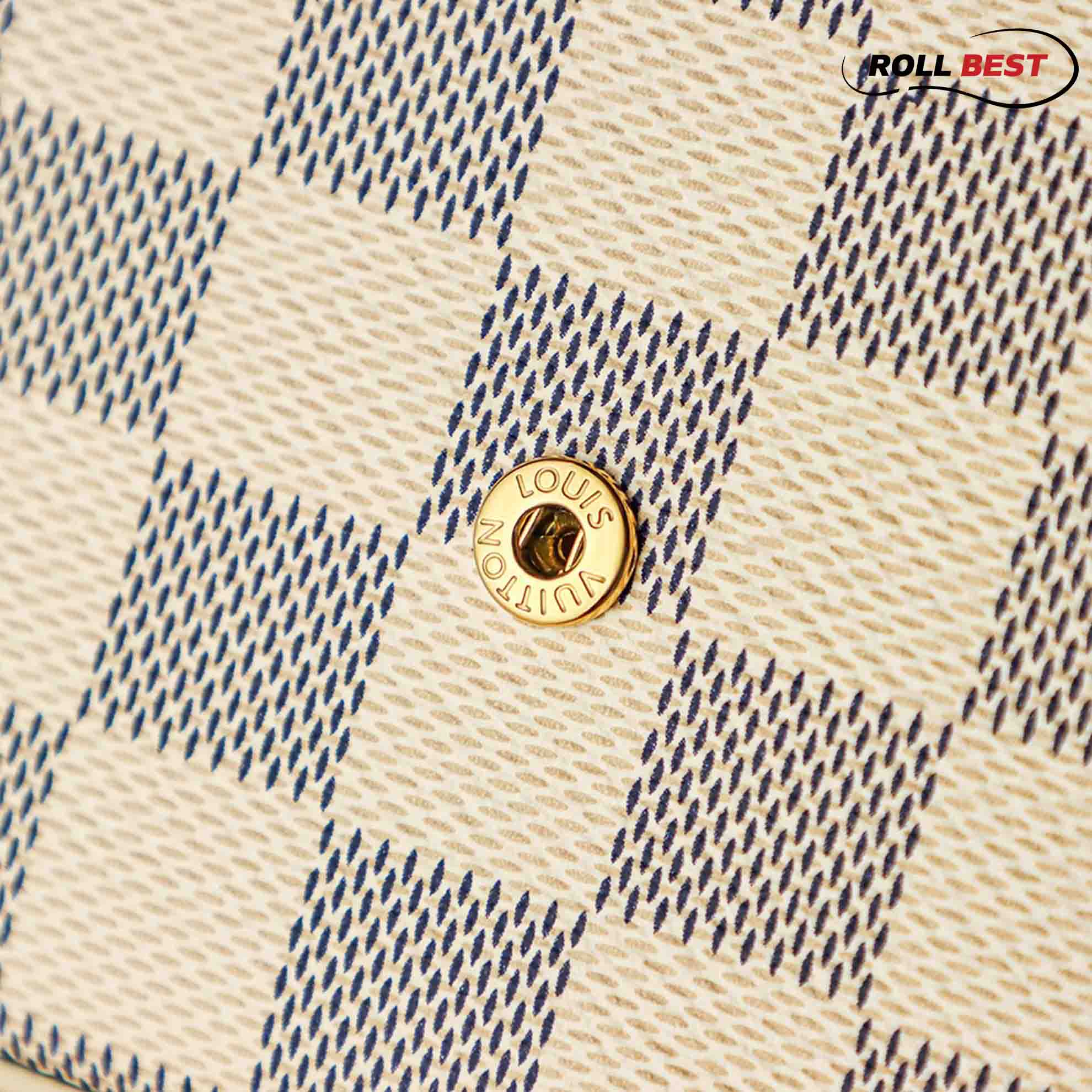 Túi LV Félicie Pochette Damier White Pink