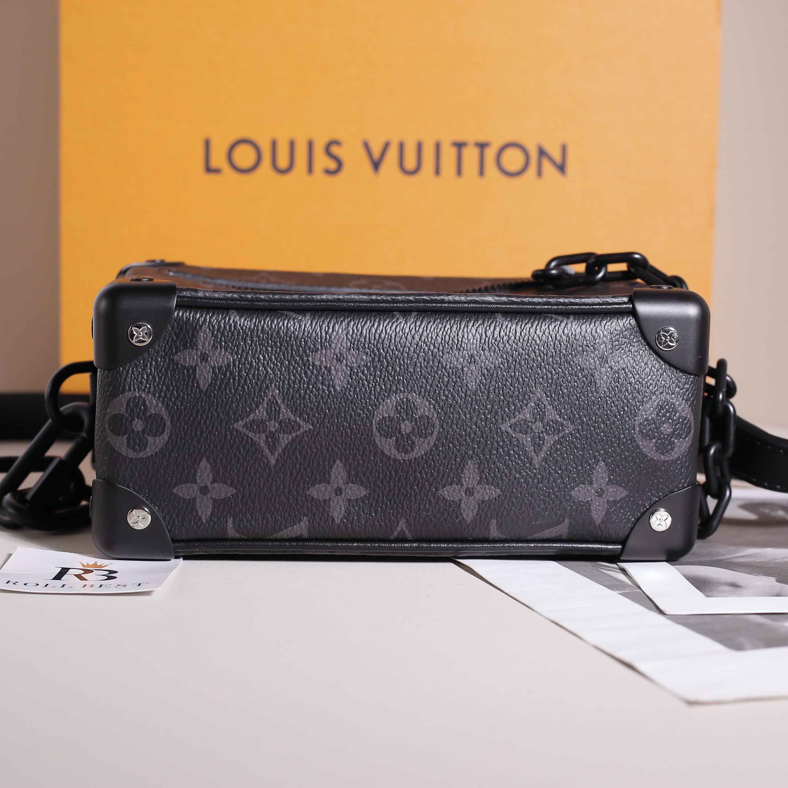 Túi LV Mini Soft Trunk Monogram Eclipse Black 