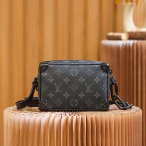 Túi LV Mini Soft Trunk Monogram Eclipse Black