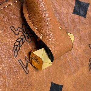 Túi MCM Essential Boston Bag Visetos Cognac