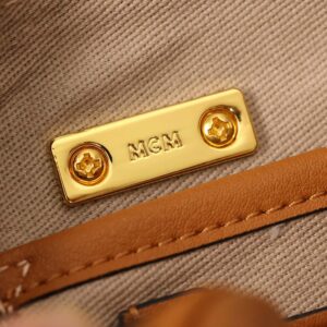 Túi MCM Essential Boston Bag Visetos Cognac