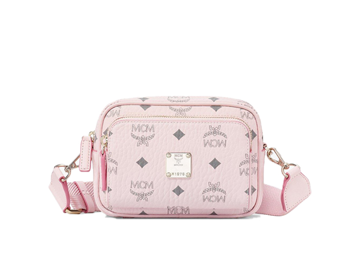 Túi MCM Klassik Crossbody in Visetos Pink